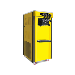 เครื่องทำไอศกรีมอัตโนมัติแบบสมาร์ท LCD สแตนเลส สำหรับร้านอาหาร กำลังไฟ 2000 วัตต์ <span class=keywords><strong>ถัง</strong></span>เกรดอาหารขนาด 6.5 <span class=keywords><strong>ลิตร</strong></span>*2 ใช้งานง่าย - Product Image 2