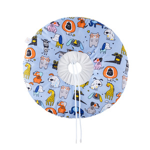 Collier en coton Hawley Mackay pour animaux de compagnie, motif dessin animé, tailles XS, S, M, L, protection anti-léchage et anti-morsure pour chats et chiens, utilisation post-opératoire - Product Image 1