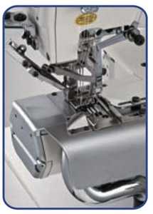 New <b>Machine</b> Shing Ling VG-888A-N600-TF/AST Top Feeder for Left-<b>hand</b> Knife Interlock Hemming <b>Machine</b> - Product Image 3