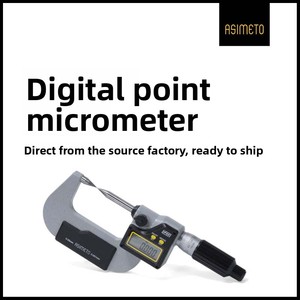 ASIMETO Calibrador Digital de Doble Punto con Indicador de Dial 0-25 mm, Escala Graduada de Alta Precisión, Doble Propósito, Externo - Product Image 3