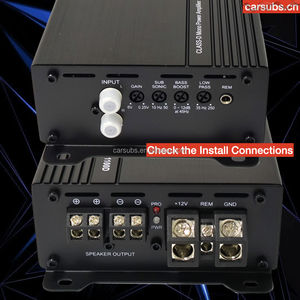 AMPX1100D amplificateur <span class=keywords><strong>mono</strong></span> stéréo de voiture 3800W 1D amplificateur de caisson de basses puissant classe D amplificateur de voiture monobloc - Product Image 4