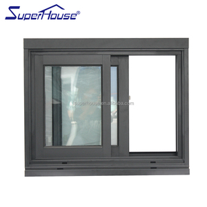 Fenêtre coulissante en aluminium approuvée CodeMark Australie <span class=keywords><strong>Nouvelle</strong></span>-Zélande, verre ultra-clair, revêtement Low-E, économie d'énergie, fenêtre <span class=keywords><strong>baie</strong></span> pour chambre à coucher - Product Image 3