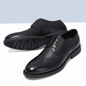 Zapatos de Cuero para Hombre, Estilo Coreano, con Suela Gruesa y Borlas en Contraste, Casuales, Juveniles, Venta al Por Mayor - Product Image 5