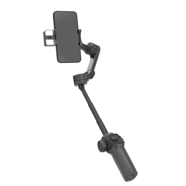 Whosale Foldable Handheld 3-Axis Smartphone Gimbal Stabilizer with Selfie Stick Tripod Vlog Fill Light AI Auto Face Tracking L9
