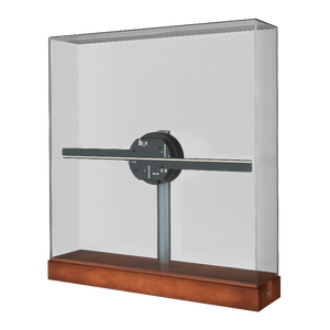 ตารางสี่เหลี่ยมแบบพกพาตาเปล่าสเตอริโอ LED พัดลมโฮโลแกรมโปรเจคเตอร์360ปรับภาพสองใบมีดโฮโลแกรม32ซม. พัดลมแบตเตอรี่ - Product Image 2