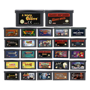 ตะกร้าคาร์ทริดจ์เกมสำหรับ GBA gameboy FUSION metroid megaman ZERO 4เกมคลาสสิก USA Super Bros Ninja ffive - Product Image 1