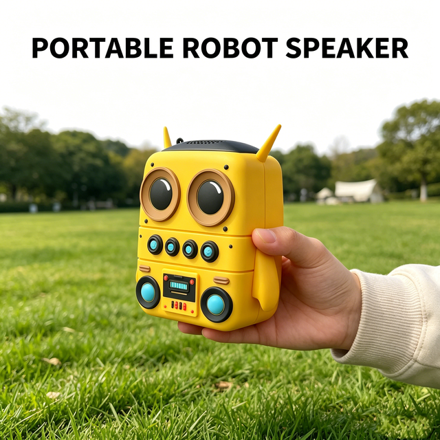Cute Owl Shaped Portable Audio with IPX Waterproof Outdoor Wireless Mini Speaker