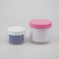 Pot vide à double paroi pour crème cosmétique visage, 30 ml et 50 ml