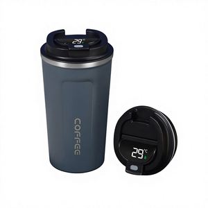 Vaso Térmico Inteligente de Acero Inoxidable con Aislamiento al Vacío, Recubrimiento en Polvo, Pantalla LED de Temperatura, 380ml/510ml, Reutilizable, para Café, Venta al por Mayor - Product Image 1