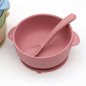 Maxfree - Plato de Silicona para Bebé con Tapa y Cuchara, Utensilios de Alimentación para Niños, Juego de Alimentación para Bebés Libre de BPA - Product Image 6