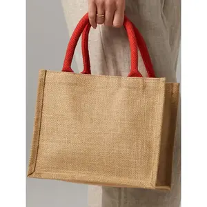 Jute <b>Mini</b> <b>Gift</b> <b>Bag</b> sustainable merchandising - Product Image 1