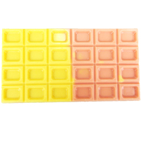 Directo de fábrica de alta calidad de dos colores Chocolate Limón Mango Sabor mixto Manteca de cacao Sustituto de chocolate