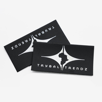 Étiquettes en cuir PU personnalisées avec logo de marque, écologiques, auto-adhésives, imprimées en sérigraphie, gaufrées, pour vêtements