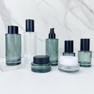 Custom Printing logo 30 50 100ml Serum Lotion Essence Cream Drop Oil Series Glass Dropper Bottle Gold Lid - Product Image 3