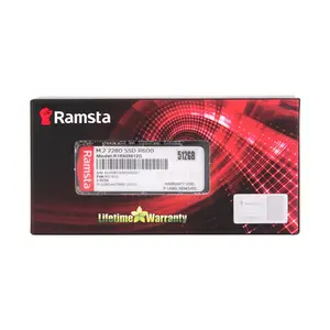 M.2 SATA SSD Unidades de estado sólido internas Disco rígido Laptop Metal Ramsta 128GB 256GB 512GB 1TB M2 Ssd 3 anos usado Ssd SMI