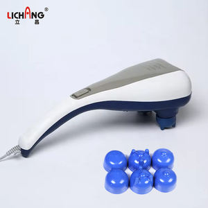 Çift kafa masaj çekiç büyük el vibratör tüm vücut masaj aleti makinesi için boyun, omuz, sırt, bacak ağrı kesici - Product Image 6