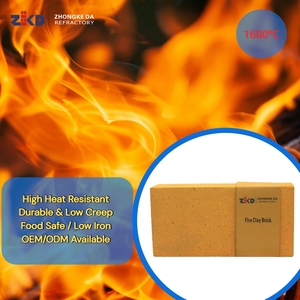 SK34 Schamotte stein für Pizza ofen | Geringe Kriech-und hohe Hitze beständigkeit | Factory Direct - Product Image 1
