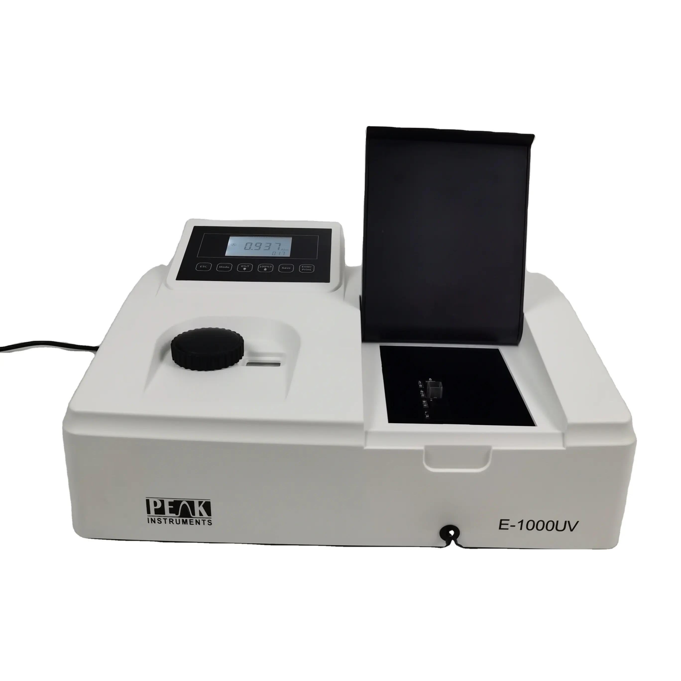 Spectrofotometer Kalibrasi Terlihat UV Sinar Tunggal Laboratorium Puncak