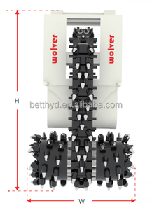BRC110, martillo de roca hidráulico de 20 toneladas, cadena de excavadora, cortador de tambor de demolición, Motor, núcleo de motor, accesorios de maquinaria de construcción - Product Image 3