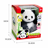 Peluche Interactivo de Panda EPT con Sonidos de Alimentación Grabables, Sensor Táctil, Animal de Peluche Eléctrico, Regalo para Niños
