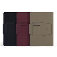 Étui pour tablette en cuir PU ananas, compostable, végétalien, écologique, avec support et fente pour cartes, logo personnalisé pour iPad Pro 11