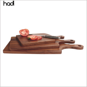 Vajilla HD de madera antigua para restaurante, juego de platos rectangulares de madera para catering, venta al por mayor - Product Image 3