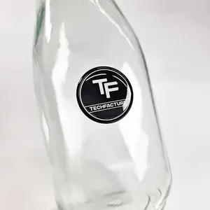 Impresión de logotipo personalizado resina cúpula de cristal 3D pegatina epoxi personalizada