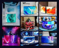 Cabine de DJ portable avec écran vidéo LED pour scène, concerts, événements, festivals et boîtes de nuit