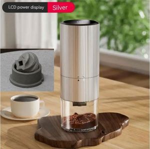เครื่องบดเมล็ดกาแฟแบบพกพา LCD อิเล็กทรอนิกส์  แบบชาร์จไฟได้  ใช้พอร์ต USB สำหรับบดเมล็ดกาแฟ - Product Image 5