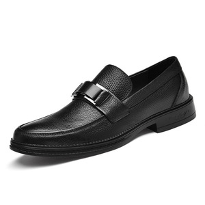 Mocasines de Cuero Genuino para Hombre, Transpirables, con Hebilla Texturizada, para Oficina y Negocios, Primavera - Product Image 2