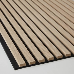 Panneau <span class=keywords><strong>mural</strong></span> <span class=keywords><strong>acoustique</strong></span> en bois pour hôtel, bureau, commerce, absorption du son, <span class=keywords><strong>revêtement</strong></span> <span class=keywords><strong>mural</strong></span> intérieur - Product Image 1