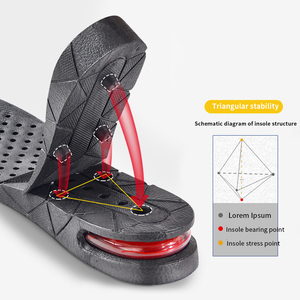 <b>Height</b> <b>Increase</b> Insole Heightening Template Air Cushion <b>Shoe</b> Inserts Variable <b>Height</b> Insoles Adjustable Cut Foot Pad - Product Image 1