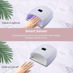 Rechargeable Gel Nail Dryer <b>with</b> Handle Nail Art Manicure Tools for Home and Salon 48W Cordless UV LED Nail <b>Lamp</b>, - Product Image 6