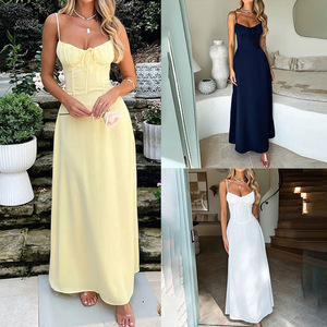 Nouvelle Arrivée 2026 – Robe Longue <span class=keywords><strong>de</strong></span> Soirée Élégante pour <span class=keywords><strong>Femme</strong></span>, Modèle Corset Bustier, Couleur Unie, Coupe Trapèze - Product Image 2