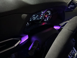תאורת אווירה דינמית ICarsin למאזדה CX-5 <span class=keywords><strong>CX5</strong></span> 2017-2025, 64 צבעים, פאנל דקורטיבי, שדרוג תאורת LED פנימית לרכב, אביזרים - Product Image 6