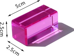 आयतों में रखे गए इंद्रधनुष ऐक्रेलिक स्ट्रिप बिल्डिंग ब्लॉक शैक्षिक संवेदी प्रकाश सीखने के खिलौने के लिए उपयुक्त हैं। - Product Image 2