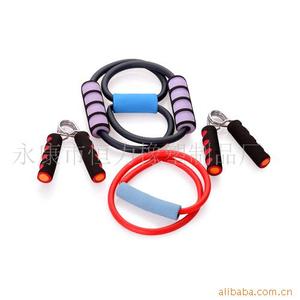 Bandas de resistencia de goma con asas para entrenamiento físico - Product Image 1