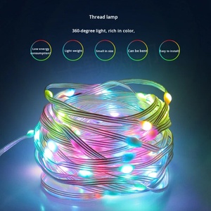 Smart Flexible RGB IP65 LED RGB DIY Decoration <b>Light</b> <b>String</b> 5V USB Outdoor with App/Remote Control for Christmas Holiday - Product Image 6