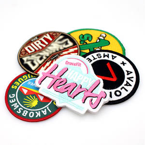 Parche Bordado Termoadhesivo 3D con Logotipo Personalizado para Ropa, Etiqueta de Tela Tejida Bordada para Camisas y Gorras, Insignia Deportiva - Product Image 5