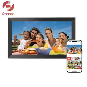 Marco de Fotos con Pantalla Táctil LCD IPS de 15.6 Pulgadas, con Aplicación Frameo, Wi-Fi, Compatible con <span class=keywords><strong>MP3</strong></span>/AVI, Alimentación Tipo-C, Control Remoto - Product Image 1
