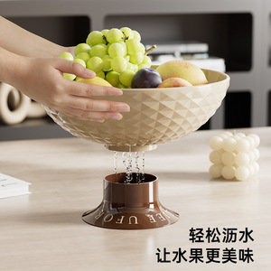 Fruit Bowl <b>Plastic</b> Large Capacity Simple Design For Living Room <b>Kitchen</b> Fruit Platter - Product Image 5