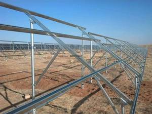 High Quality Ground PV Bracket Durable <b>Solar</b> Ground <b>Mounting</b> <b>System</b> for Commercial Projects - Product Image 4