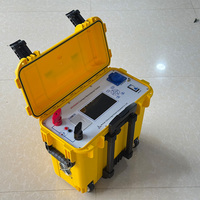 10~60 Detik Meteran Pemutus Sirkuit Loop Micro Ohmmeter 600A Penguji Resistansi Kontak Dengan 100 Set Penyimpanan Data Pengukuran