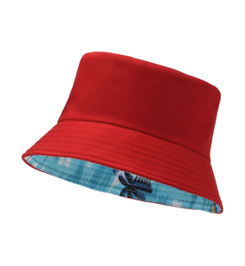 Custom Logo Embroidery <strong>Bucket</strong> <strong>Hats</strong> Double Sided Reversible Print Fisherman <strong>Hat</strong> Unisex Outdoor Panama Bob Hiking Sun Cap Gorras - Product Image 4