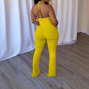 Nouvelle Collection Été : Combinaison Halter Unique à Lacets et Épaules Dénudées pour Femme – Tendance Mode - Product Image 6