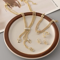 Ensemble de Bijoux en Or de Dubaï, Collier, Boucles d'Oreilles, Bague et Bracelet de Mariée Africaine pour Femmes d'Arabie Saoudite