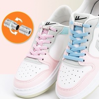2022 new trend metal capsule buckle lacci delle scarpe all'ingrosso fashion elastic lazy shoelace sneaker no tie lacci delle scarpe