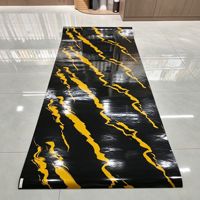 Papier peint brillant en PVC à motif marbré, autocollant en vinyle, rouleaux de revêtement mural pour comptoir de cuisine, armoire, décoration intérieure