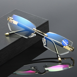 <span class=keywords><strong>Gafas</strong></span> <span class=keywords><strong>de</strong></span> Lectura sin Montura <span class=keywords><strong>de</strong></span> <span class=keywords><strong>Diseño</strong></span> 2025 con Protección Contra la Luz Azul para Hombres con <span class=keywords><strong>Presbicia</strong></span> - Product Image 2