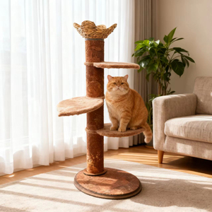 <span class=keywords><strong>Arbre</strong></span> à <span class=keywords><strong>chat</strong></span> classique en liège écologique de 70 pouces avec 3 perchoirs, condo multi-niveaux pour chats d'intérieur, en carton - Product Image 2
